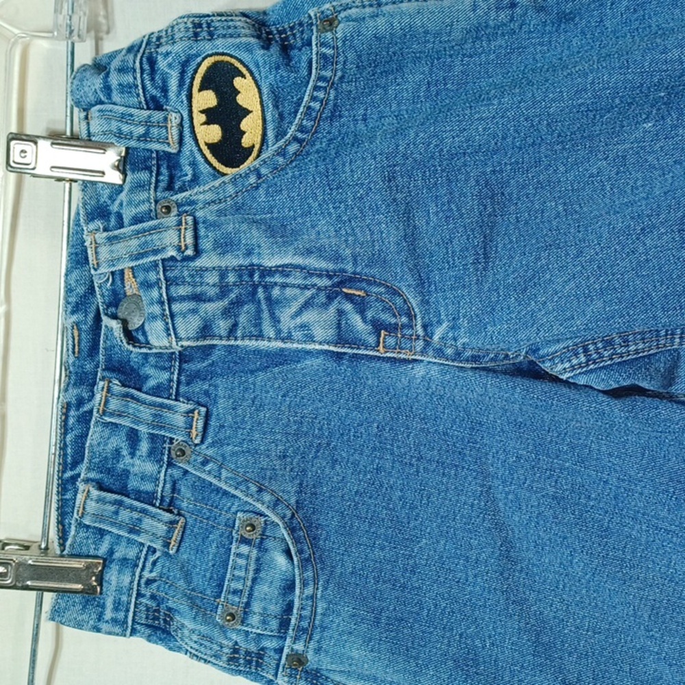 Children's Batman Jeans Warner Bros. Studio Store Size 4 1999 - Picture 5 of 9